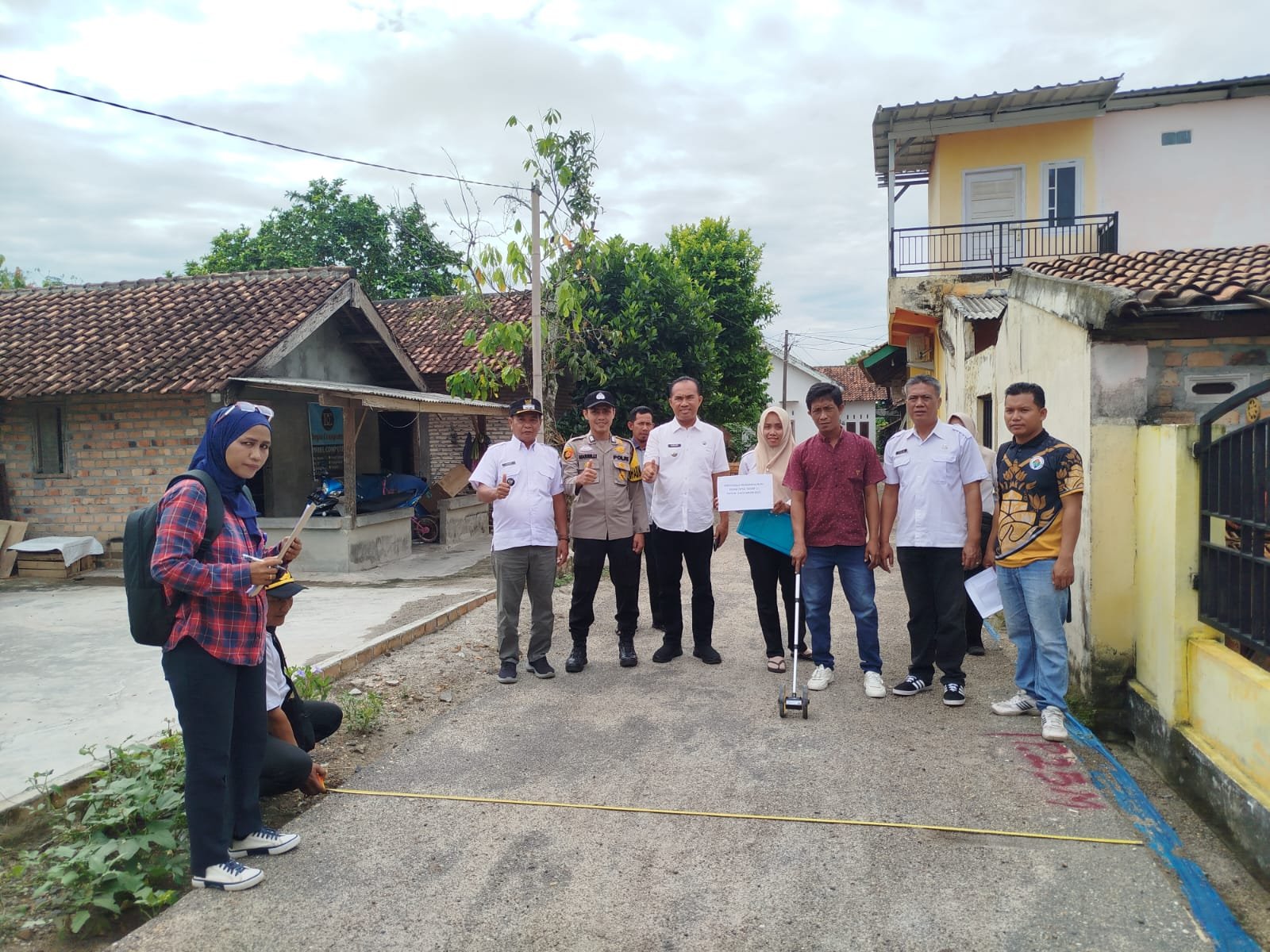 Sertifikasi Pekerjaan Fisik Pembangunan Dana Desa Tahap 2 Tahun 2025 di Desa Tanjung Kemala Barat